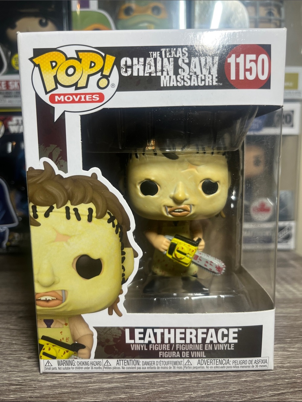 Funko Pop! Movies Leatherface Vinyl Figure - Yellow with Black Hair #1150